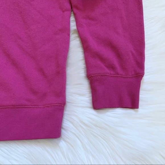 UGG Fuchsia Fuzzy Logo Crewneck Sweatshirt - Picture 4 of 5